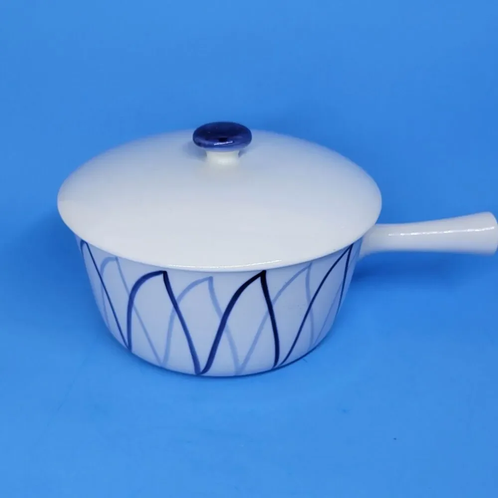 Lyngby Porcelain Dan-lld lldfast Denmark Blue Harlequin Flame 7